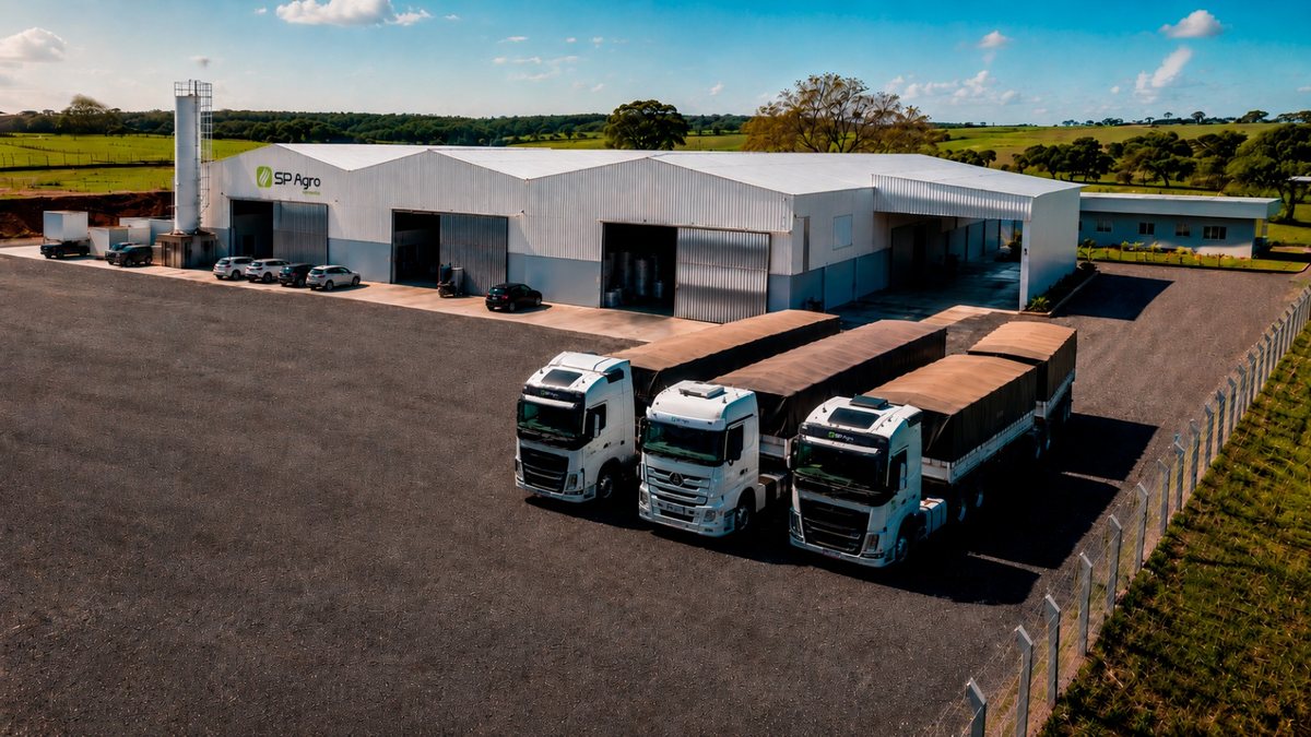 Expansão da fábrica com 4.000 m² de construção e frota de caminhões
