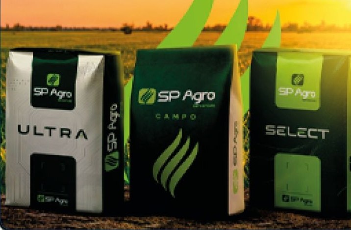 Novas embalagens das linhas Ultra, Campo e Select da SP Agro